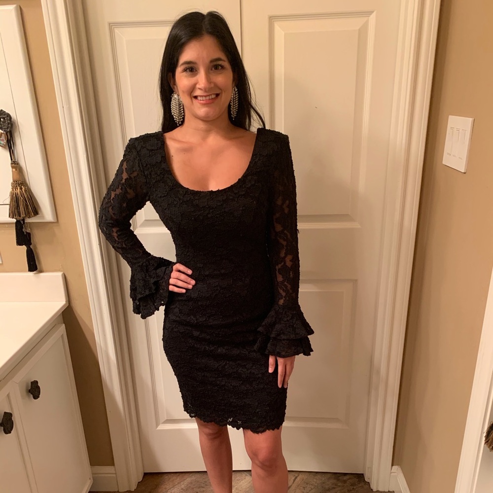 Lew Magnum Black Lace Dress